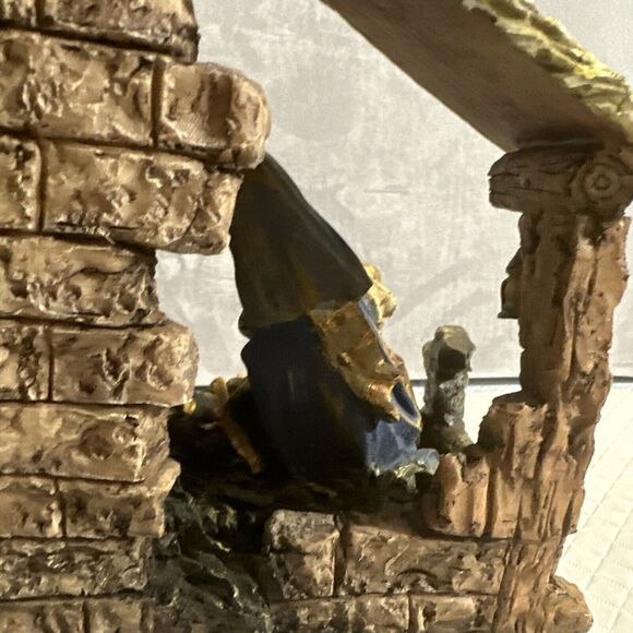 2002 Home Interiors Behold A Child‎ Is Born Nativity Scene 55053 Sculpture - Picture 8 of 10